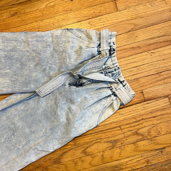Pretty little things high rise wide denim pants size 4 - Picture 2 of 7